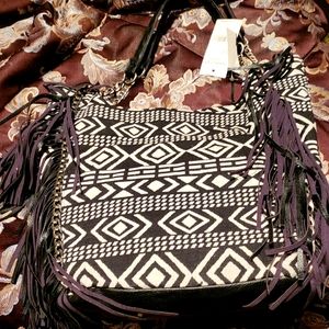 New Madden Girl fringed handbag